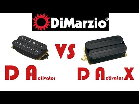 DIMARZIO D Activator VS D Activator X Shootout! IBANEZ RG550 & 470FM