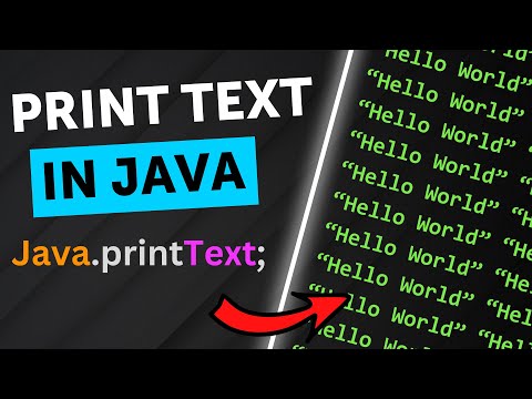 Print Statements In Java
