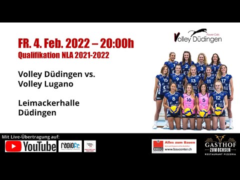 NLA Volleyball:  Volley Düdingen - Volley Lugano
