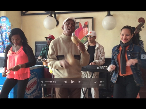 Los 5 del Son "La Vereda" en La Dichosa, Calle Obispo Habana, Cuba