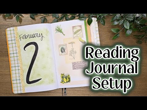 🥒 February 2026 Reading Journal Setup - Pickle Theme 🥒