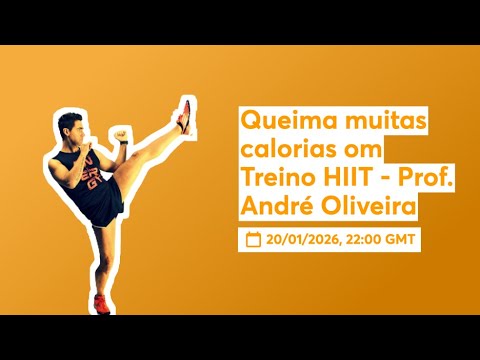 Queima muitas calorias om Treino HIIT - Prof. André Oliveira