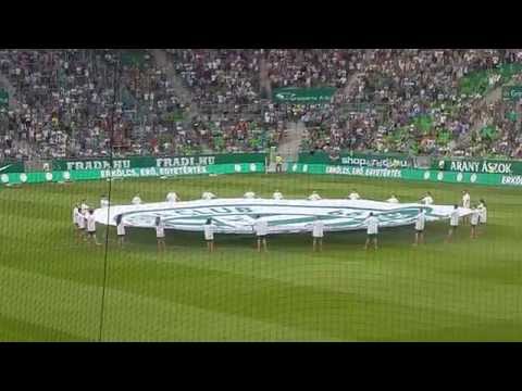 Ferencvaros Budapest- anthem , Groupama Arena (Florian Albert Stadion)