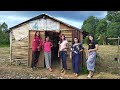 Gadis Dayak || Aktivitas sehari hari Gadis Desa Suku Dayak di Pondok Tepian Sungai