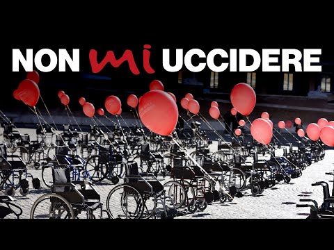 Don't Kill Me: Pro Vita & Famiglia's campaign in Rome with 200 wheelchairs