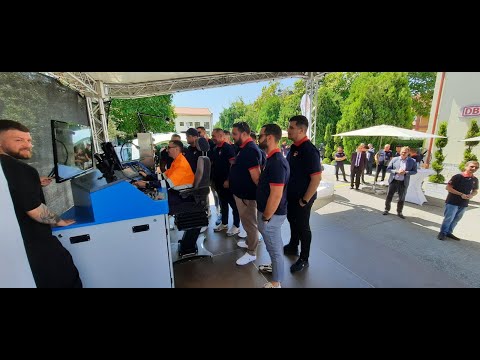 Inaugurarea DB Cargo Romania Academy. Prezentarea primului simulator de conducere trenuri românesc