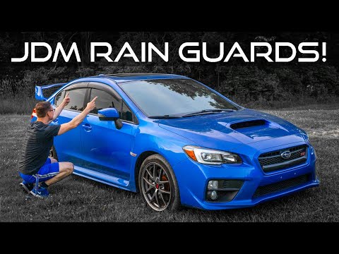Subaru Wrx Sti OEM Rain Guard Install | DIY Guide