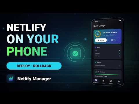 Netlify Manager: Deploy & Env video thumbnail