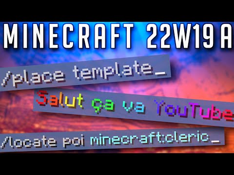 Aurelien_Sama - Minecraft Snapshot 22w19a : Locate buffé, Place de structure Custom, Chat Custom !