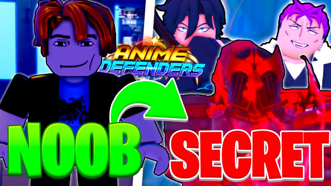 Going From A Noob to Secret In Anime Defenders!