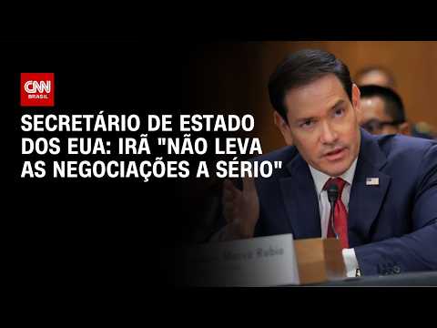 Irã “não leva as negociações a sério”, diz Marco Rubio | CNN NOVO DIA