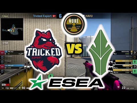HAVU vs Tricked Highlights - ESEA MDL Season 32 Europe - Nuke