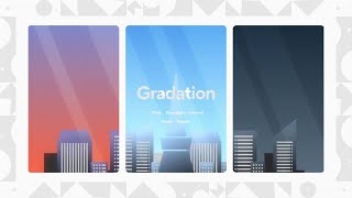 【モーショングラフィックス】Gradation