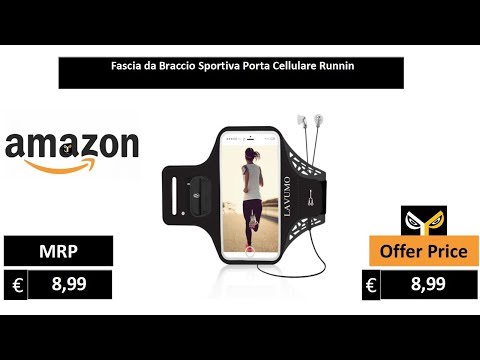 Fascia da Braccio Sportiva Porta Cellulare Runnin