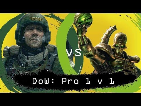 Dawn of War  Pro 1 v 1 Necrons vs Imperial Guard