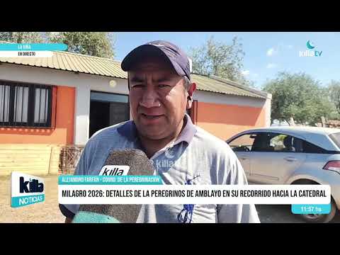 Peregrinos de Amblayo ya están en La Viña y retoman la marcha esta noche hacia Salta