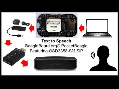 Adding Text-to-Speech to PocketBeagle Projects