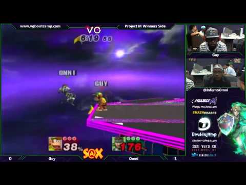 S@X 9/16/14 - Guy (Diddy Kong) vs Omni (Snake) - Project M Tournament - Smash PM