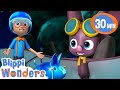 How Does A Bat See In The Dark Blippi Wonders Educational Cartoons For Kids