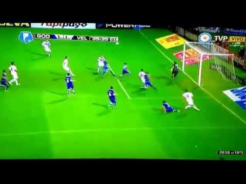 GOL FACUNDO CARDOZO VELEZ 1 GODOY CRUZ 1 3/5/2014 HD