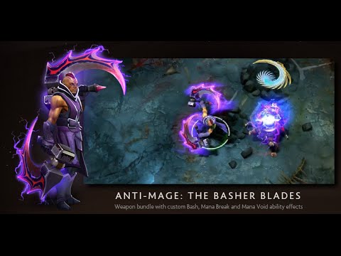 Dota 2 Anti Mage Customization BROKEN BASHER ANTI-MAGE