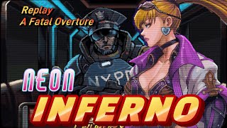 【NEON INFERNO】ネオンインフェルノ リプレイモードでの練習の成果(運命の序奏)アーケードレベル#003