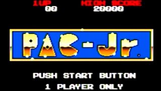 Pac Jr Arcade Game Gameplay from Pac Man 2 Sega Genesis