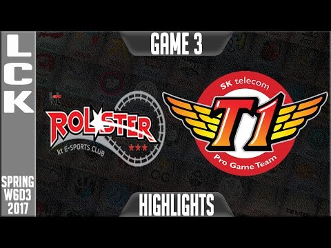 KT Rolster vs SKT Highlights Game 3 - LCK Week 6 Day 3 Spring 2017 - KT vs SKT G3