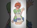 It Physically Hurt Me To Draw Tomoka As A Villain Dw Guys It S Just Strawberry Jam Art Shorts