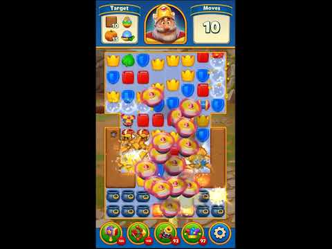 Royal Match Level 2443 - NO BOOSTERS GAMEPLAY 👑 | SKILLGAMING ✔️