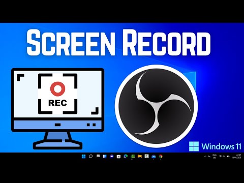 How To Record Screen With OBS Studio Windows 11