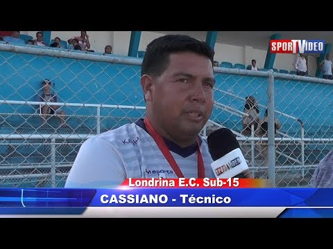 CASSIANO - TÉCNICO DO SUB-15 DO LONDRINA E.C. CAMPEÃO