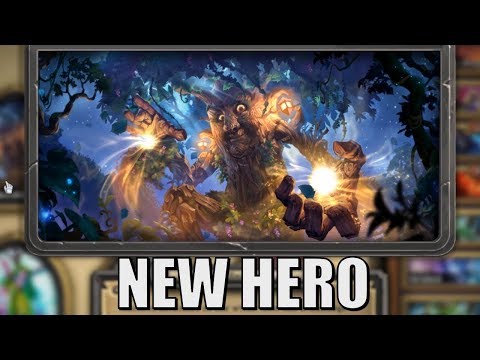 New Druid Hero - Dame Hazelbark Emotes (Hearthstone)