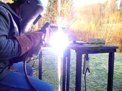 Decknaht schweißen an 15mm starkem Flachstahl mit 4mm Elektrode