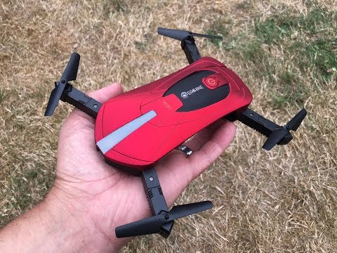 Eachine E52-TX Folding Selfie Drone Unboxing, Flight and Review