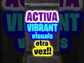 ✋BETA🤬 Como ACTIVAR Vibrant Visuals en Minecraft 🥶👉#datwinxd 👍😫