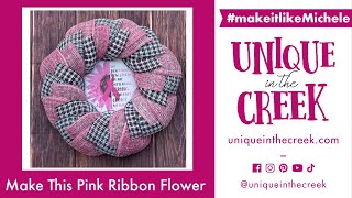 DEAN MICHAEL/SUNFLOWER PETAL | Breast Cancer Flower Wreath | UNIQUE IN THE CREEK LARGE BOARD