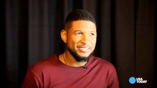 Backstage with Usher at his UR Experience show
