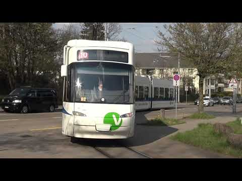 Tramfahrt Bahnhofquai HB Zürich  Albisgüetli, Switzerland 2021