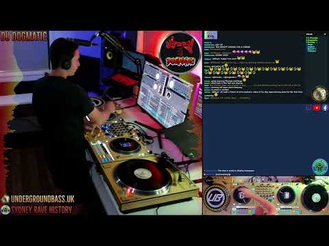 DJ Dogmatic (15 Yrs Old) Old Skool, Hardcore, Rave Undergroundbass UK & Syd Rave Hist 06/01/2026