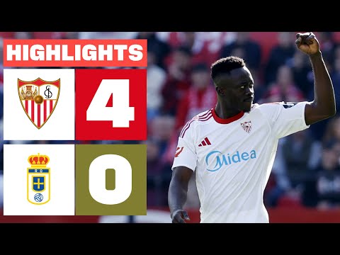 SEVILLA FC 4 - 0 REAL OVIEDO | HIGHLIGHTS LALIGA EA SPORTS