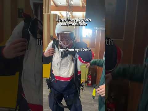 Japan's Longest Zipline at Niseko Hanazono Resort