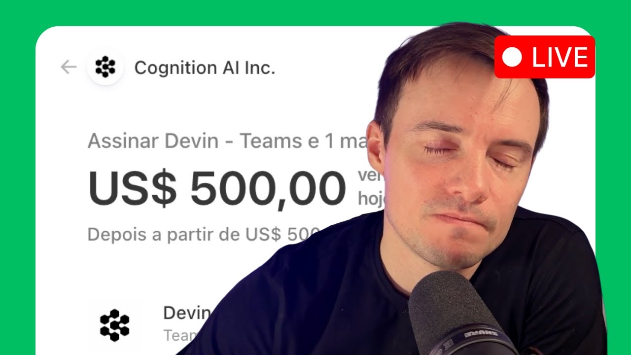 🚨🚨 $500 pra ver o DEVIN roubar meu emprego 🚨🚨