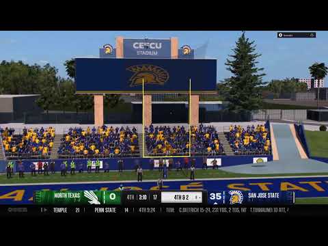 Unt at sjsu sho yr 4 w3