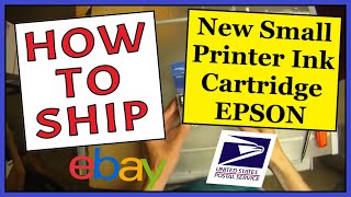 How To Ship a New Small Printer Ink Cartridge EPSON | Fast, Safe & Cheap | USPS First Class Mail