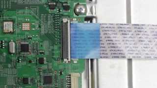 TV Ribbon Cable Connector - How to Install and Remove