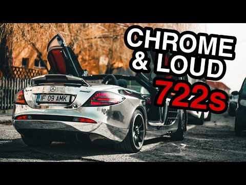 CHROME Mercedes SLR Mclaren 722s Roadster w/Quicksilver exhaust / Revs and hard launch