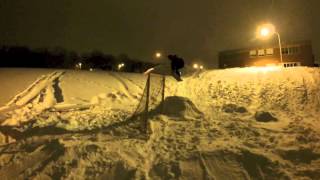 preview picture of video 'Newburgh, NY snowboarding'
