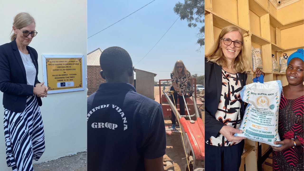 Ambassador Tone Tinnes and Norges Vel Inaugurate Rice Facilities in Mbarali to Empower Farmers
