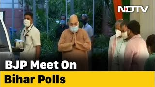 PM Modi, Amit Shah At BJP Headquarters For Bihar Election Meeting - Download this Video in MP3, M4A, WEBM, MP4, 3GP